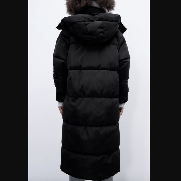 Zara Long Puffer Jacket - Picture 3 of 7
